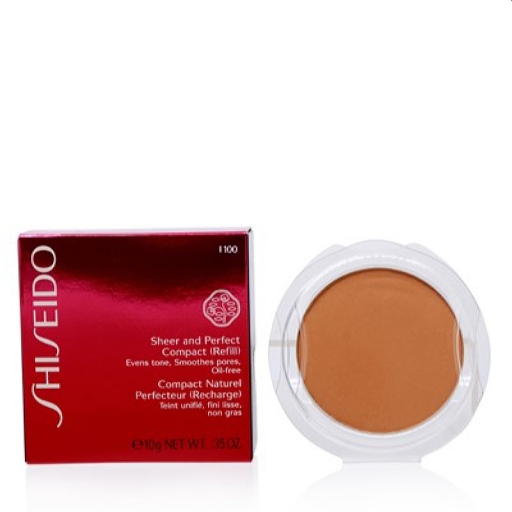 Shiseido Sheer and Perfect Compact (Refill) -- Very Deep Ivory (I100)